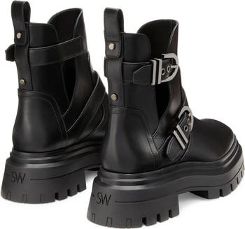 ショートブーツ・ブーティ Stuart Weitzman MAVERICK BEDFORD MOTORCYCLE BOOT Stuart Weitzman Maverick Bedford Moto Bootie (Women) | Nordstrom