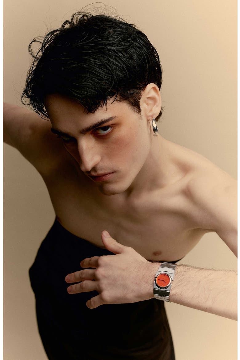 Sync Bracelet Watch, 25mm, Alternate, color, STAINLESS STEEL