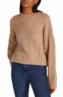 Favorite Daughter Oversize Cable Knit Sweater