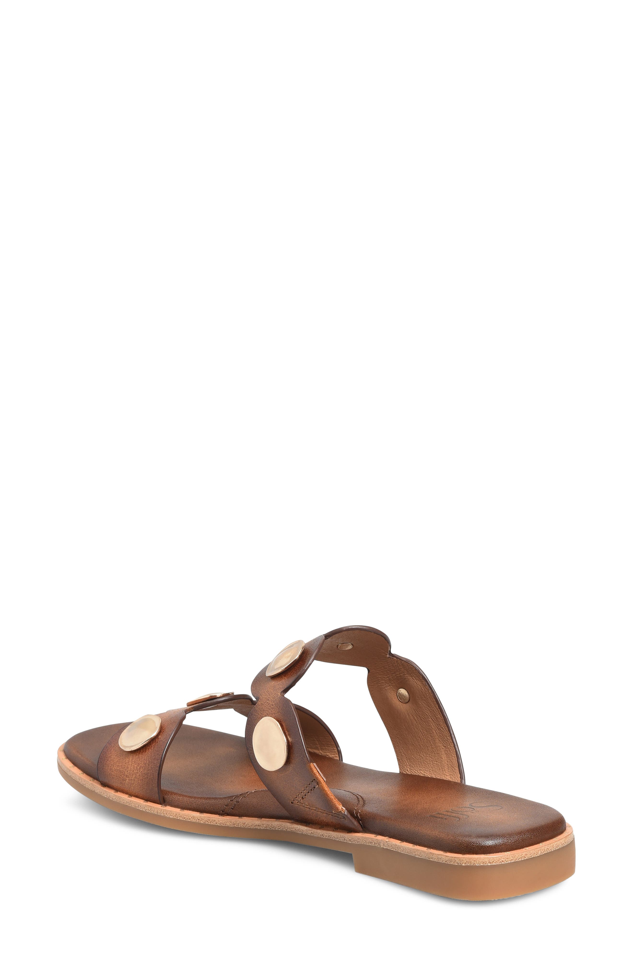 Ezra Slide Sandal, Alternate, color, ANTICO LUGGAGE