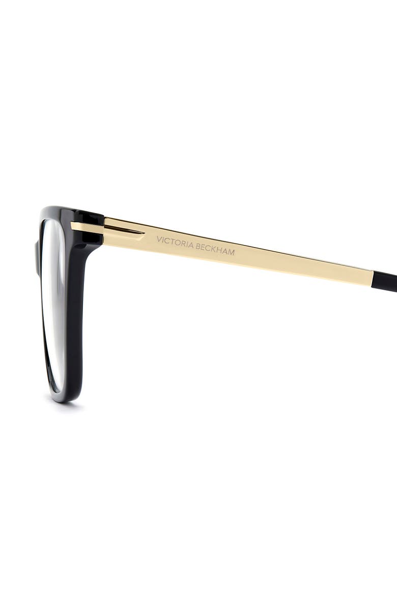 Victoria Beckham VB 1009 54mm Square Optical Glasses, Alternate, color,
