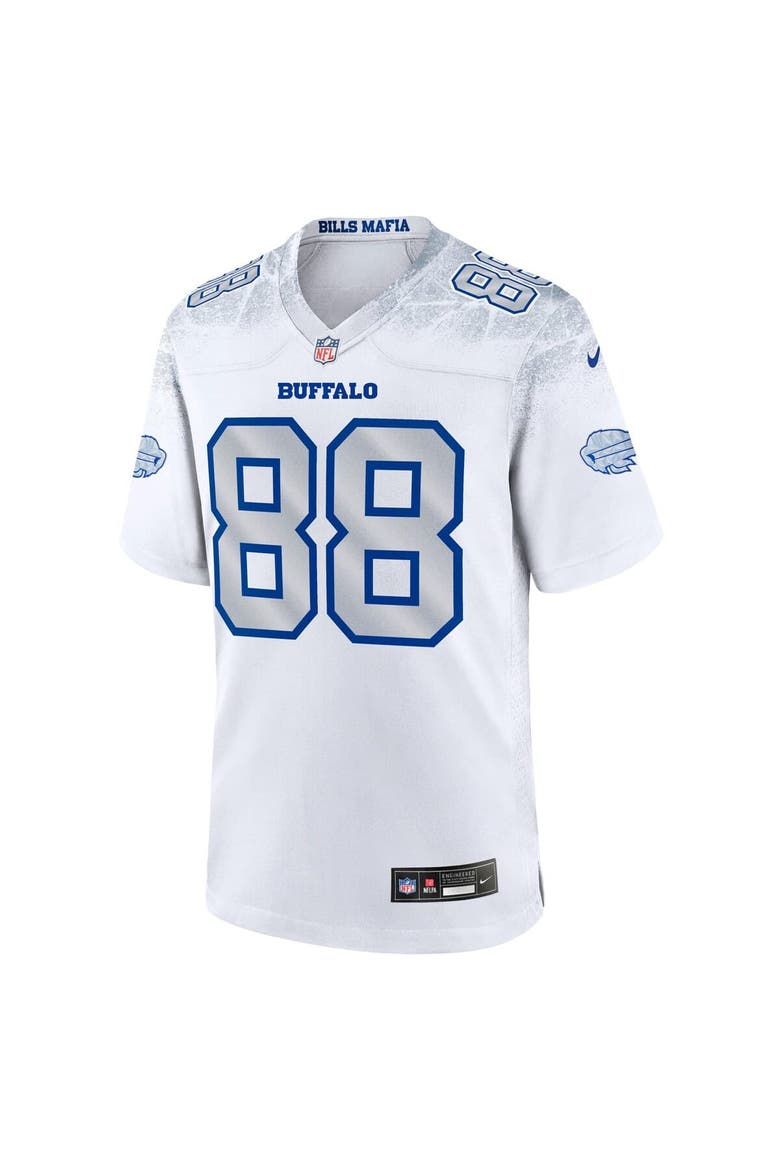 Men's Nike Dawson Knox White Buffalo Bills 2025 Rivalries Collection Game Jersey, Alternate, color, White
