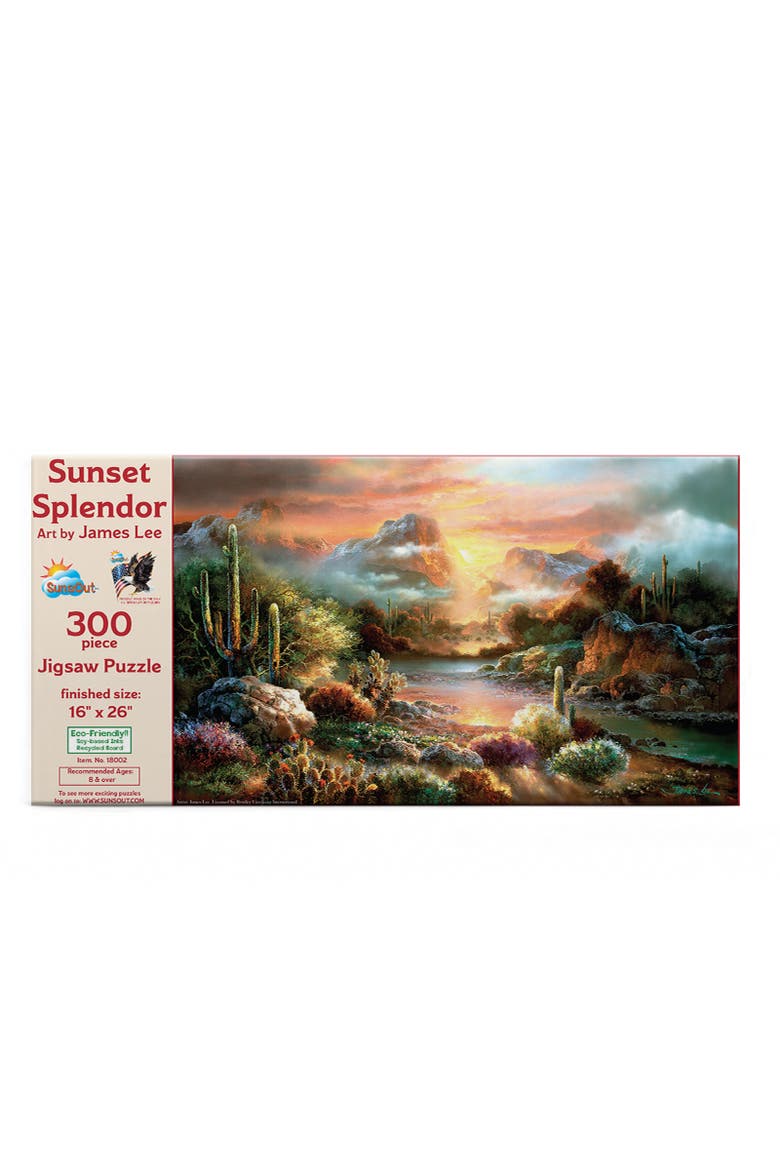 Sunset Splendor 300 piece Jigsaw Puzzle for Adults, Alternate, color, Multicolor