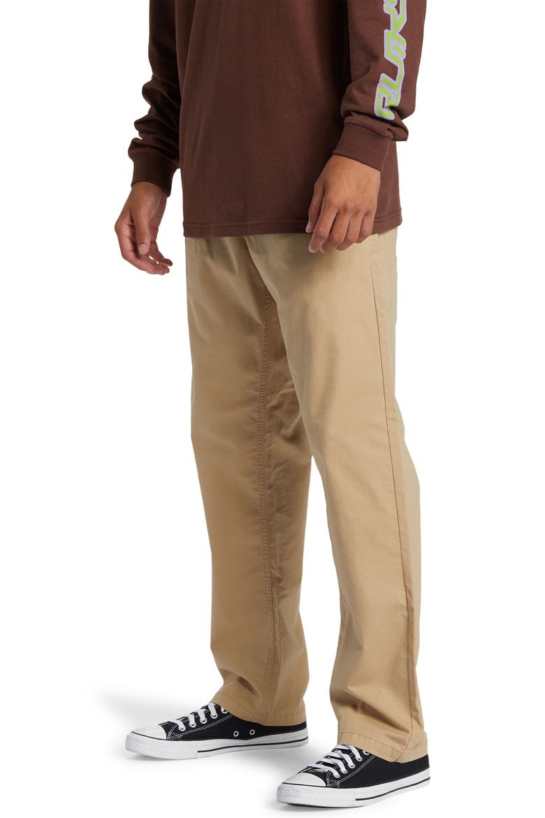 DNA Beach Organic Cotton Twill Pants, Alternate, color, KHAKI