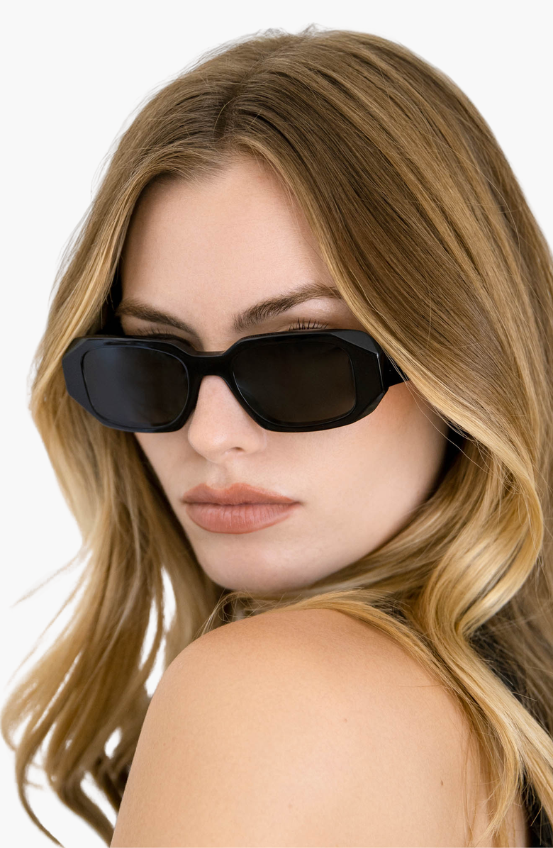 Italic Gabriele Rectangle Italian Acetate Sunglasses, Alternate, color, 