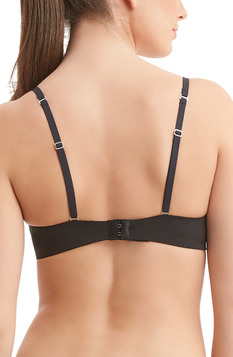 Montelle Intimates Wireless Convertible T-Shirt Bra, Alternate, color, Black