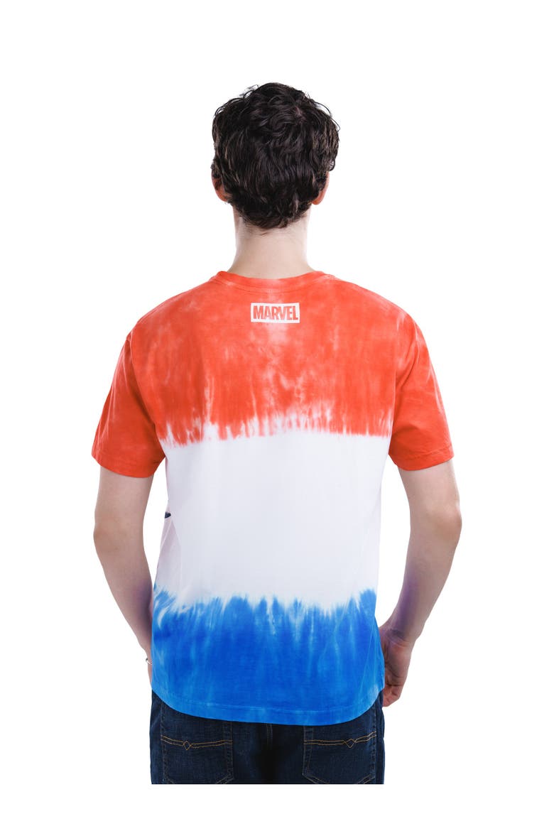 Cotton Short Sleeve Graphic T-shirt (adult), Alternate, color, Tie Dye Marvel