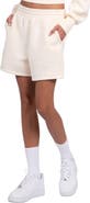 STARTER Women's Starter Cream Philadelphia Eagles Throwback Travel Pastels Fleece Short