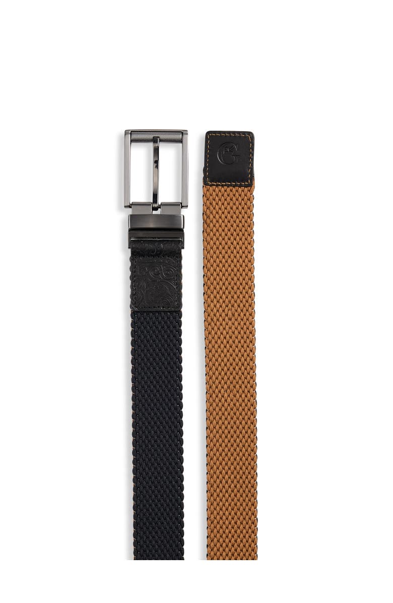 Robert Graham Big & Tall Clubhouse Reversible Belt, Alternate, color, Black Tan
