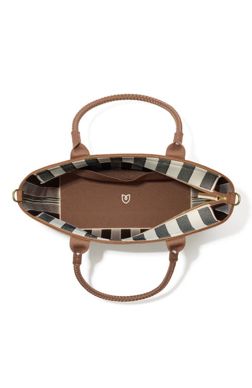 Rothys Rothy's The Lightweight Zip Tote In Cabana Stripe
