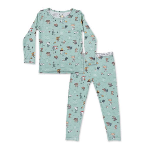 Bellabu Bear Kids' Seed Lifecycle Set Of 2 Piece Pajamas In Seed Lifecycle