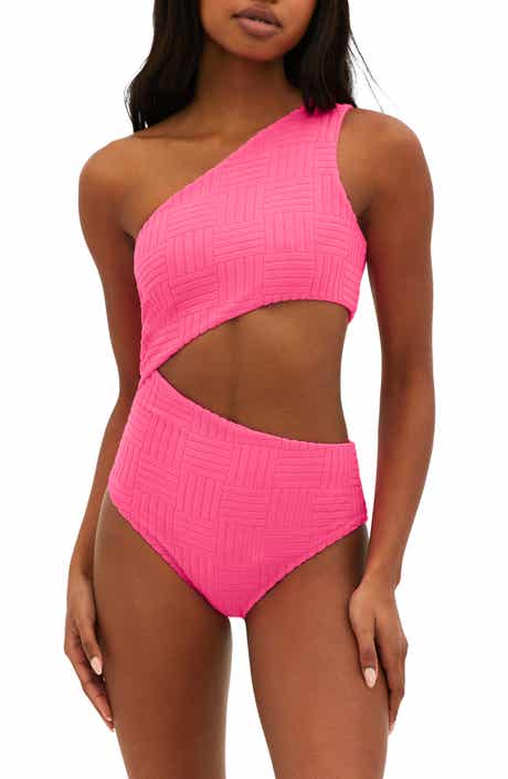 Celine Cutout One-Shoulder One-Piece Swimsuit