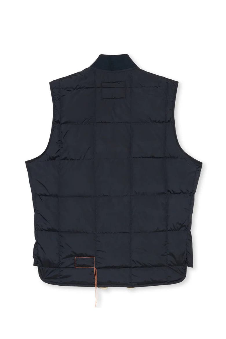 Nylon Vest2 with Camouflage Lining, Alternate, color, BLUE