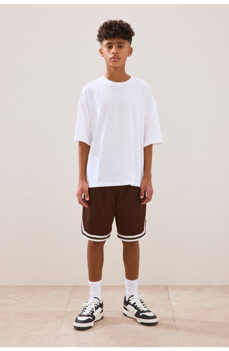 H&M Basketball shorts with drymove, Alternate, color, Dark Brown