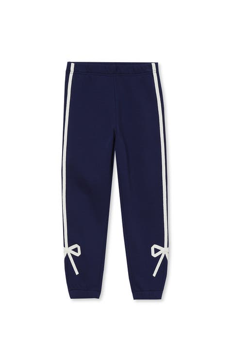 Girls Fleece Bow Joggers