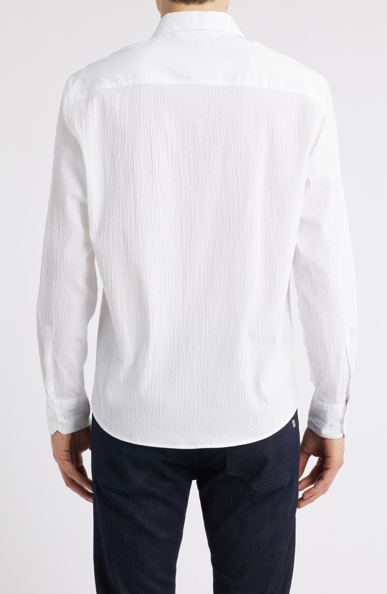 Robert Barakett Tyler Long Sleeve Button-Up Shirt, Alternate, color, White