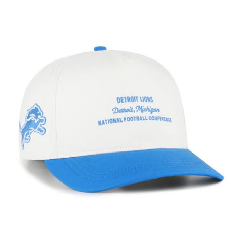 Men's '47  White Detroit Lions Contemporary Two-Tone Hitch Adjustable Hat