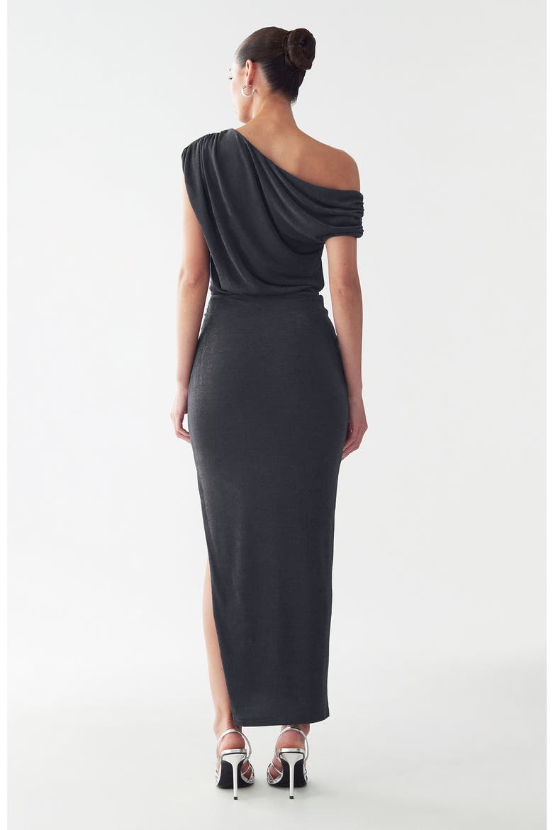 Veleda Midi Dress, Alternate, color, Charcoal