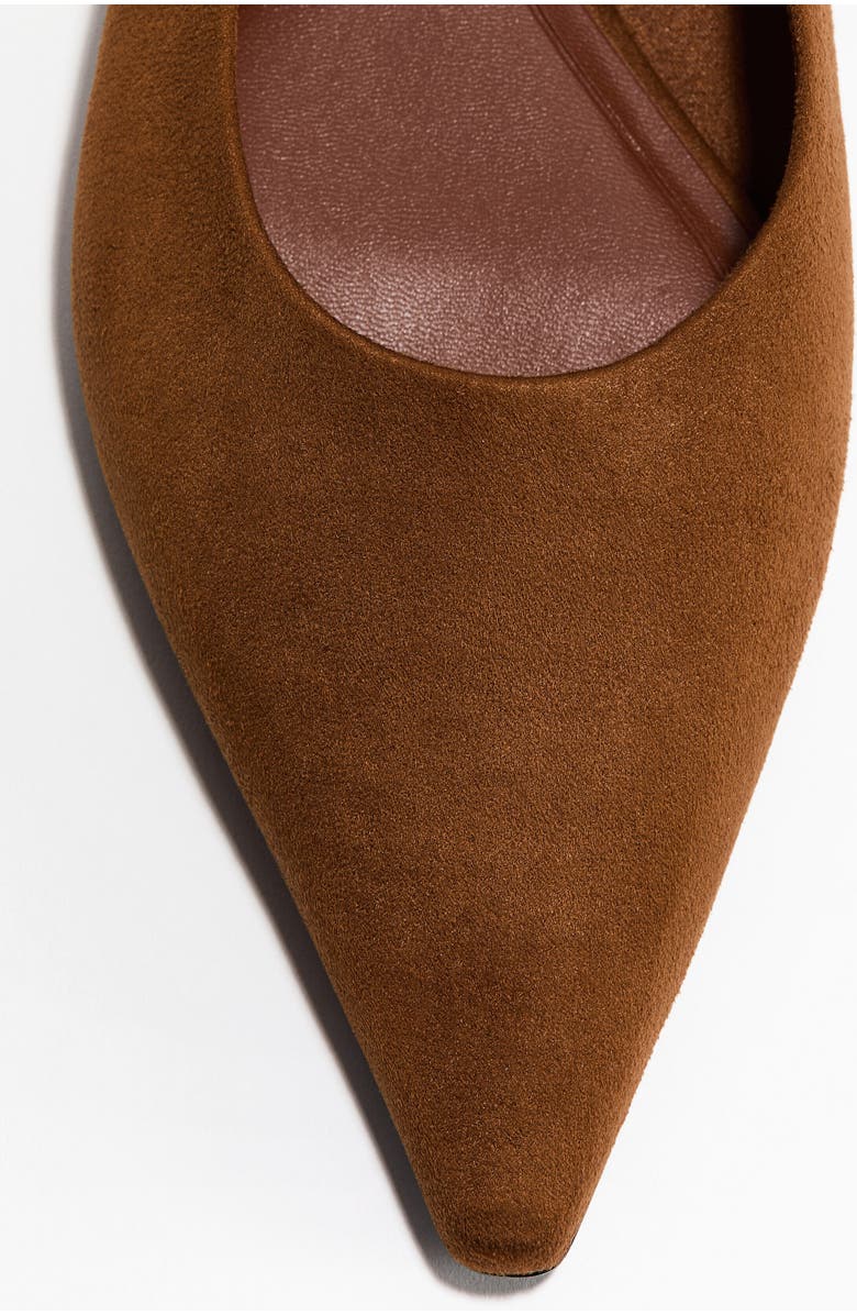 H&M Pointed Slingbacks, Alternate, color, Brown