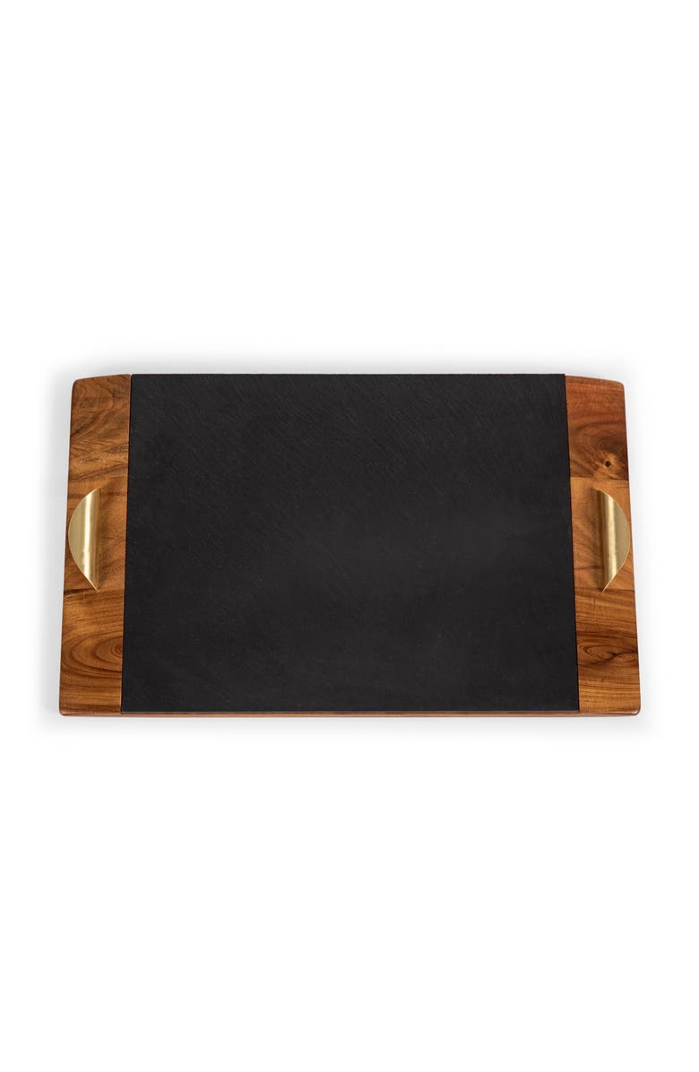 Picnic Time Covina Serving Tray, Alternate, color, Black