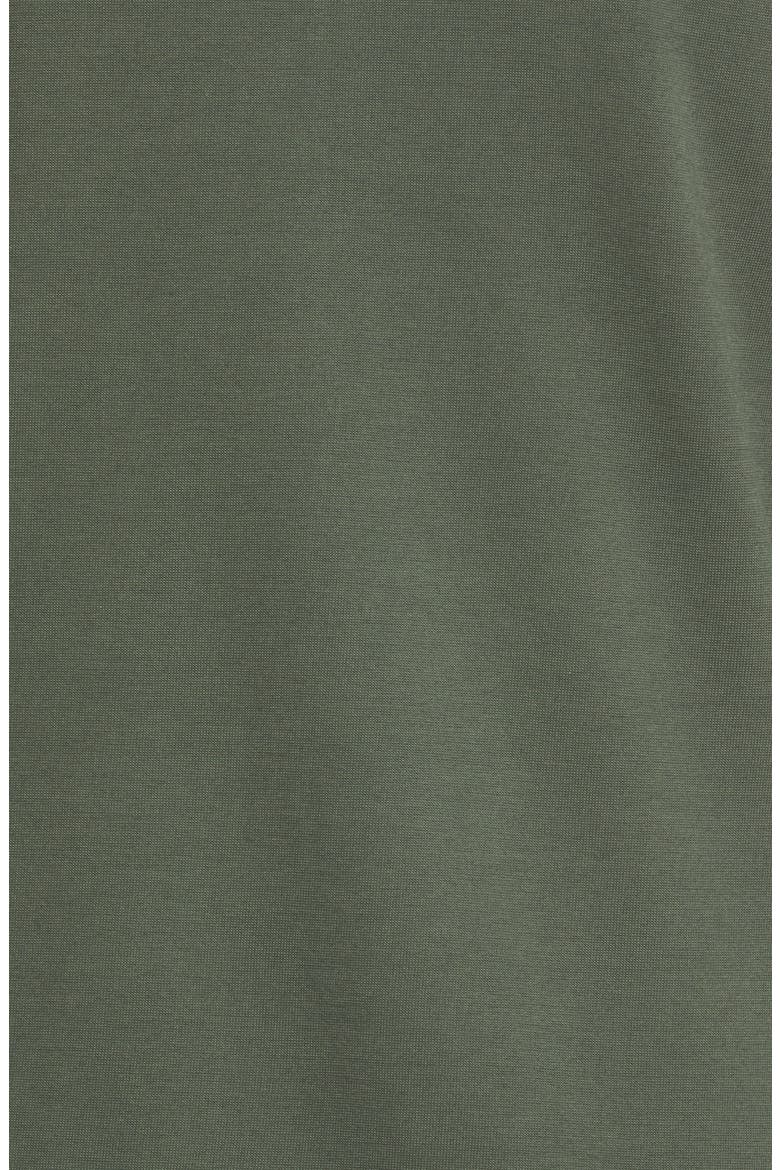 Zip Front Cotton Blend Jacket, Alternate, color, KHAKI