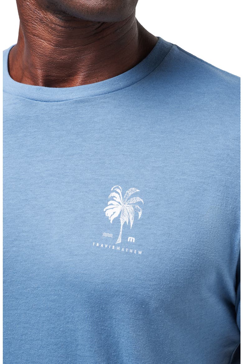 Palm Grass Graphic T-Shirt, Alternate, color, CORONET