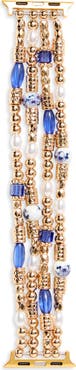 NORDSTROM RACK Beaded Smart Watch Strap