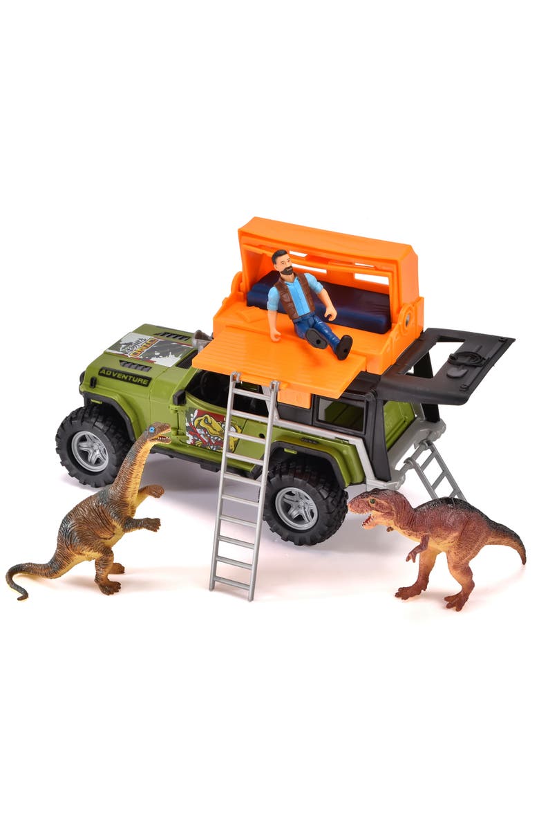 Dickie Toys Jeep Dino Camper Set, Alternate, color, Multicolored