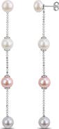 DELMAR Cultured Pearl Drop Earrings