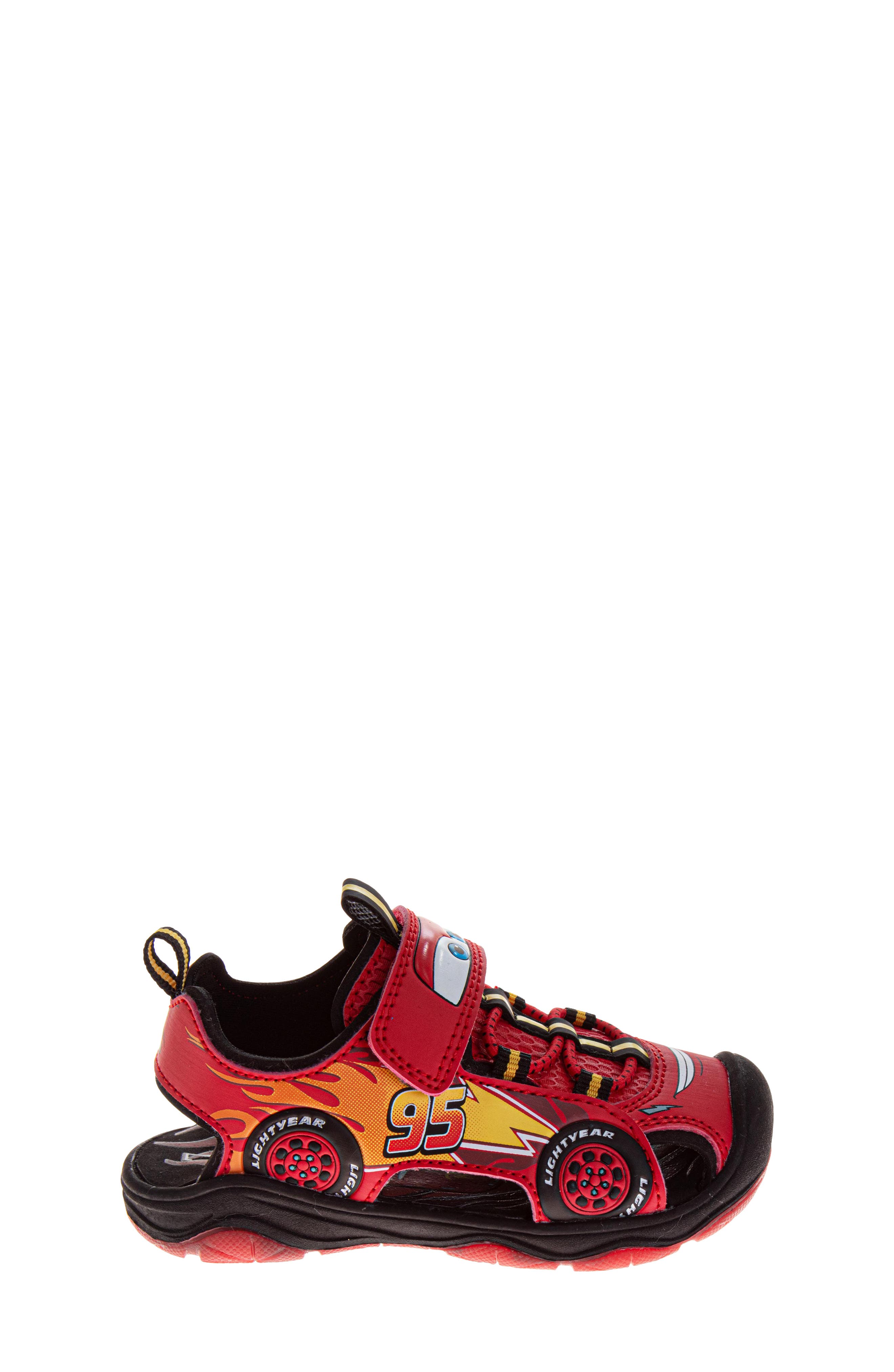 Kids' Disney® Pixar® Cars Lightning McQueen Sneaker, Alternate, color, RED