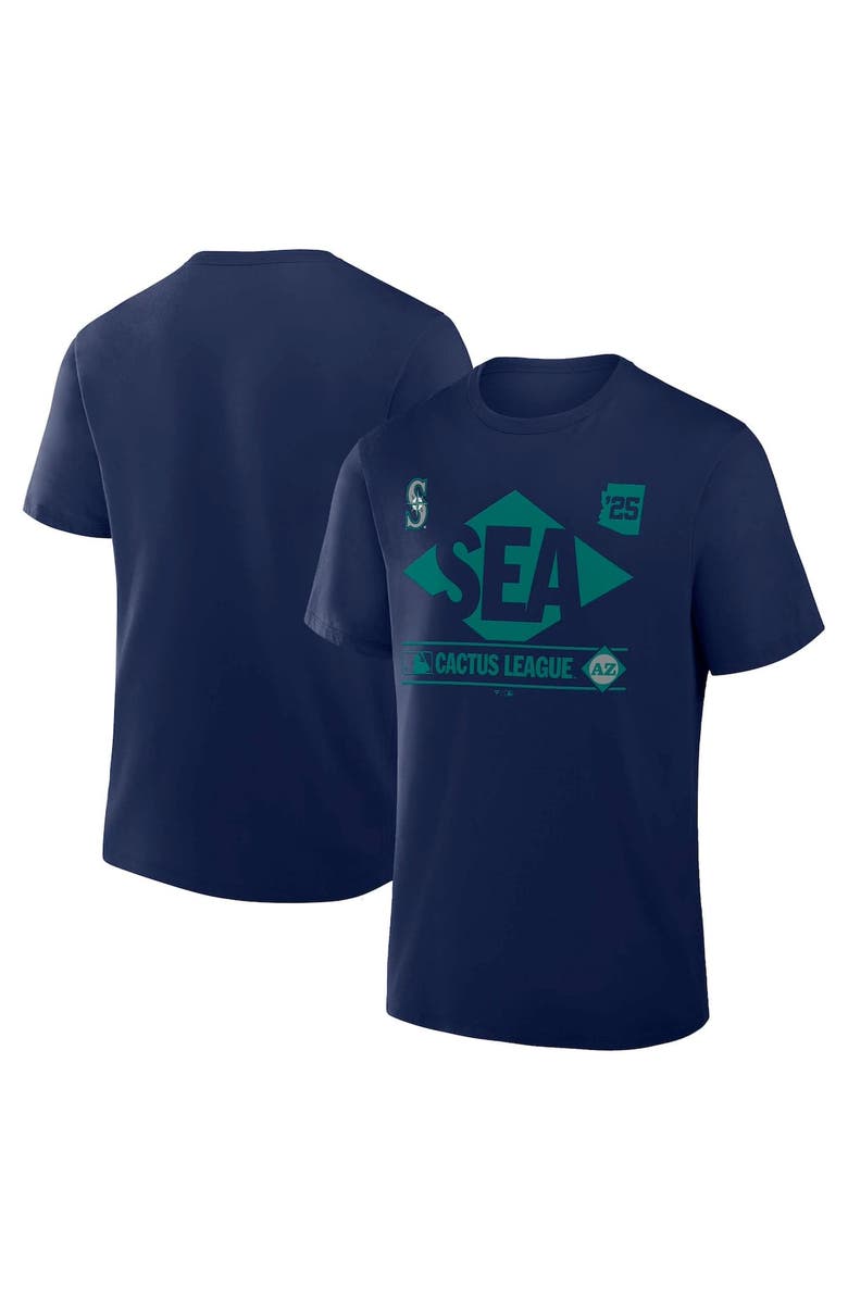 FANATICS Men's Fanatics Navy Seattle Mariners 2025 Spring Training Cactus League True Icon T-Shirt, Main, color, Navy