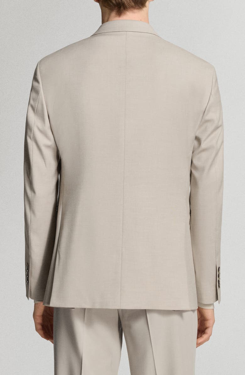 MANGO Milan Slim Fit Suit Jacket, Alternate, color, Beige