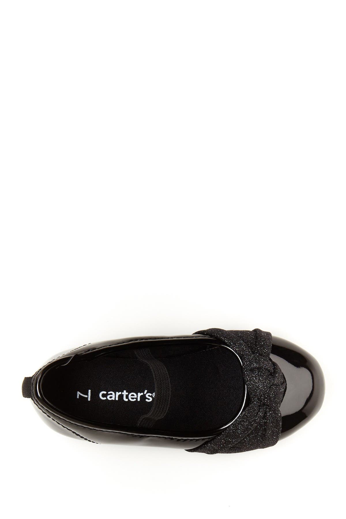 Josie Glitter Knot Slipper, Alternate, color, BLACK