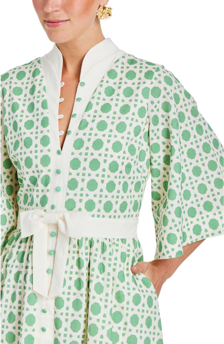 Mestiza New York Carmen Midi Dress, Alternate, color, Green