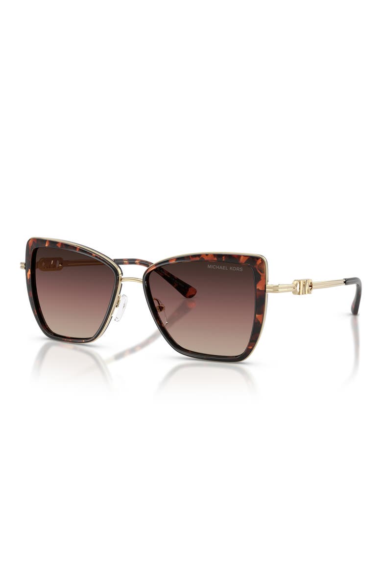 Sea Island 55mm Gradient Butterfly Sunglasses, Alternate, color, LUGGAGE TORTOISE / BROWN
