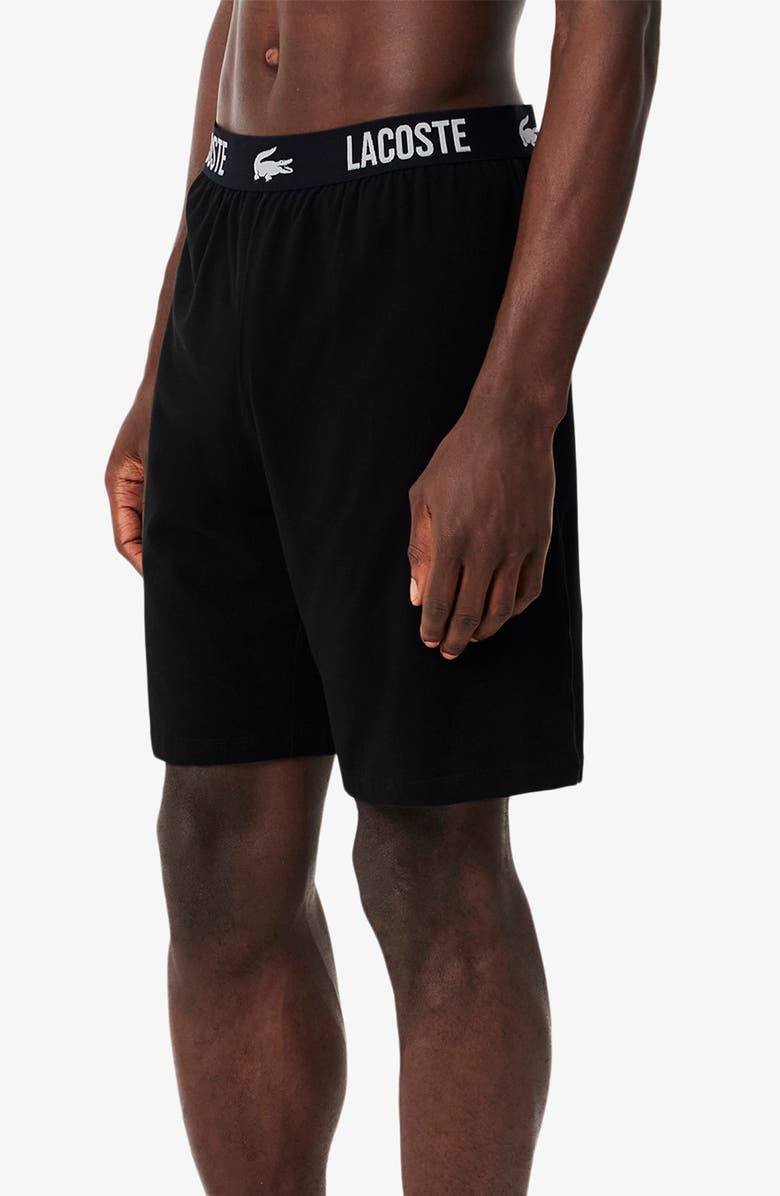 Lacoste Lounge Boxer Shorts, Alternate, color, Black