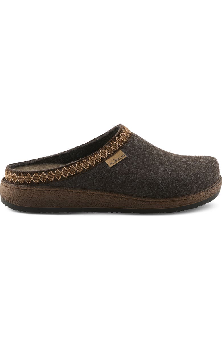 Flexus by Spring Step Snuggee Wool Clog, Alternate, color, Dark Brown
