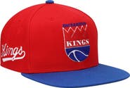 Mitchell & Ness Men's Mitchell & Ness Red/Royal Sacramento Kings Hardwood Classics Snapback Hat