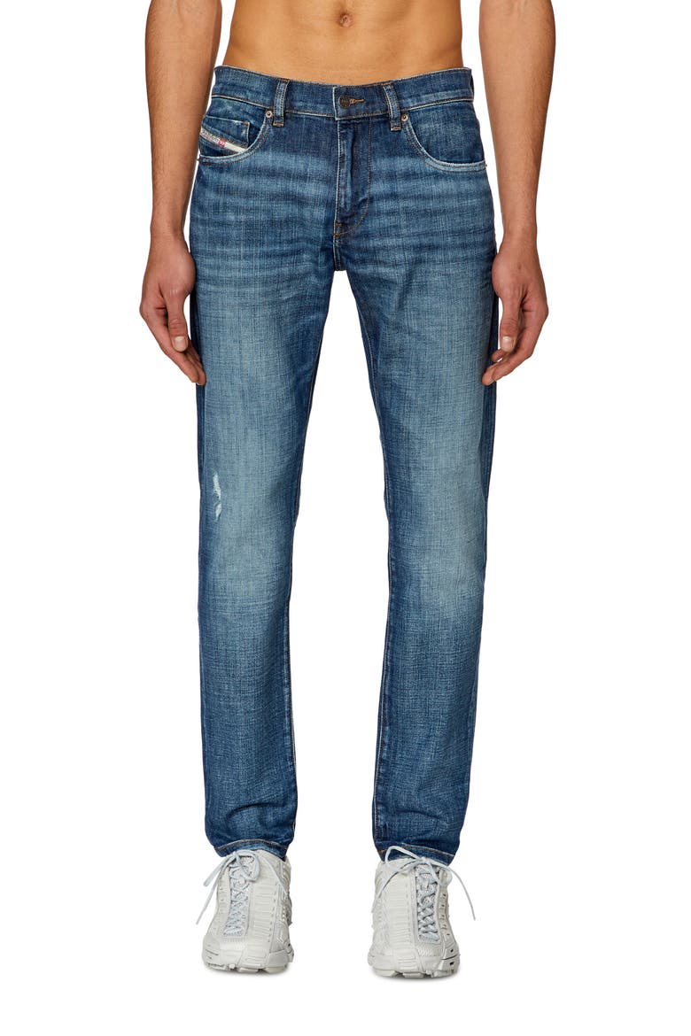 2019 D-Strukt Slim Fit Jeans, Main, color, DENIM