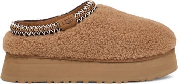 Tazz Maxi Curly Genuine Shearling Platform Slipper