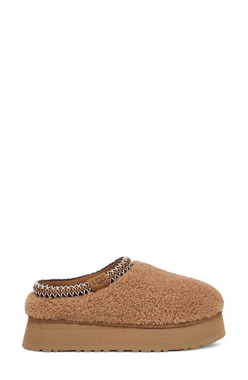 Ugg ® Tazz Maxi Curly Genuine Shearling Platform Slipper In Chestnut