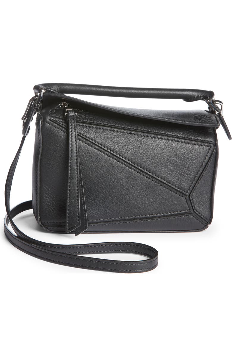 Loewe Mini Puzzle Calfskin Leather Bag, Main, color,