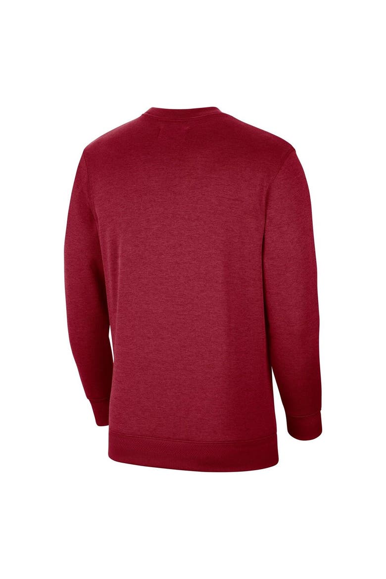 Men's Jordan Brand Crimson Oklahoma Sooners Logo Pullover Sweatshirt, Alternate, color, Crimson