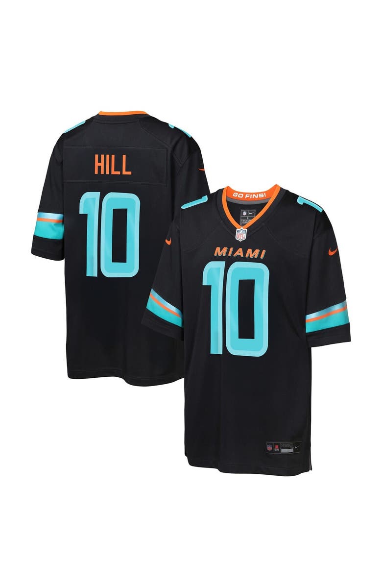 Nike Youth Nike Tyreek Hill Pitch Blue Miami Dolphins 2025 Rivalries Collection Game Jersey, Main, color, Navy