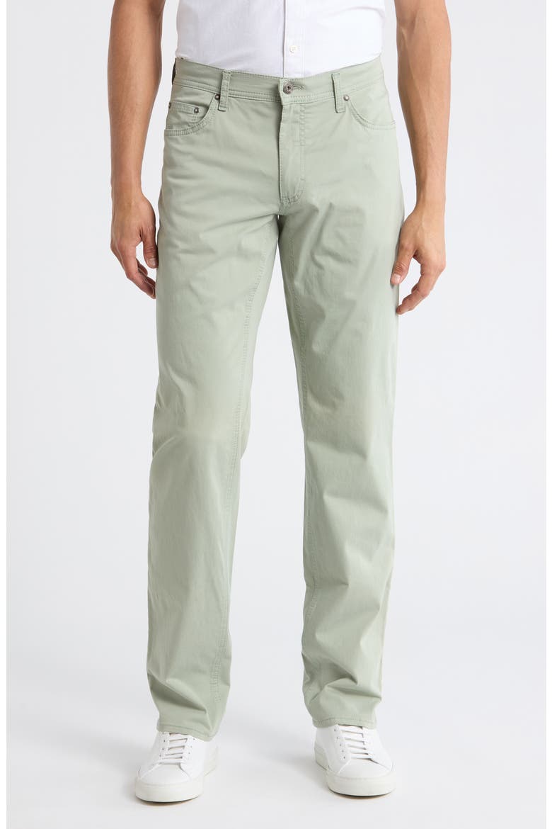 Cooper Fancy Stretch Cotton Twill Pants, Main, color, MATCHA