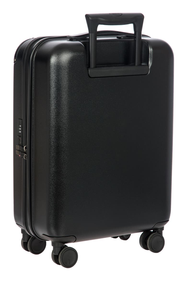 Amalfi 21" Carry-On Spinner Suitcase, Alternate, color, BLACK/ BLACK