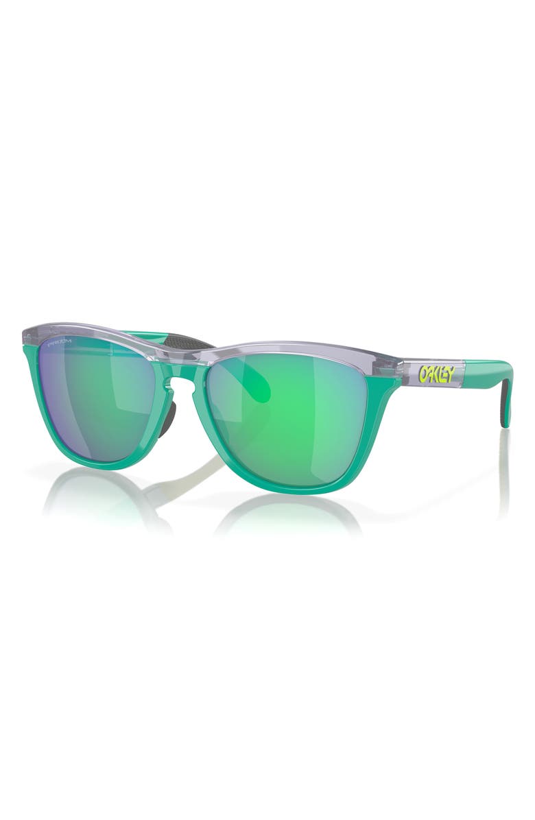 Oakley Frogskins<sup>™</sup> Range 55mm Prizm<sup>™</sup> Keyhole Sunglasses, Alternate, color, Black Green