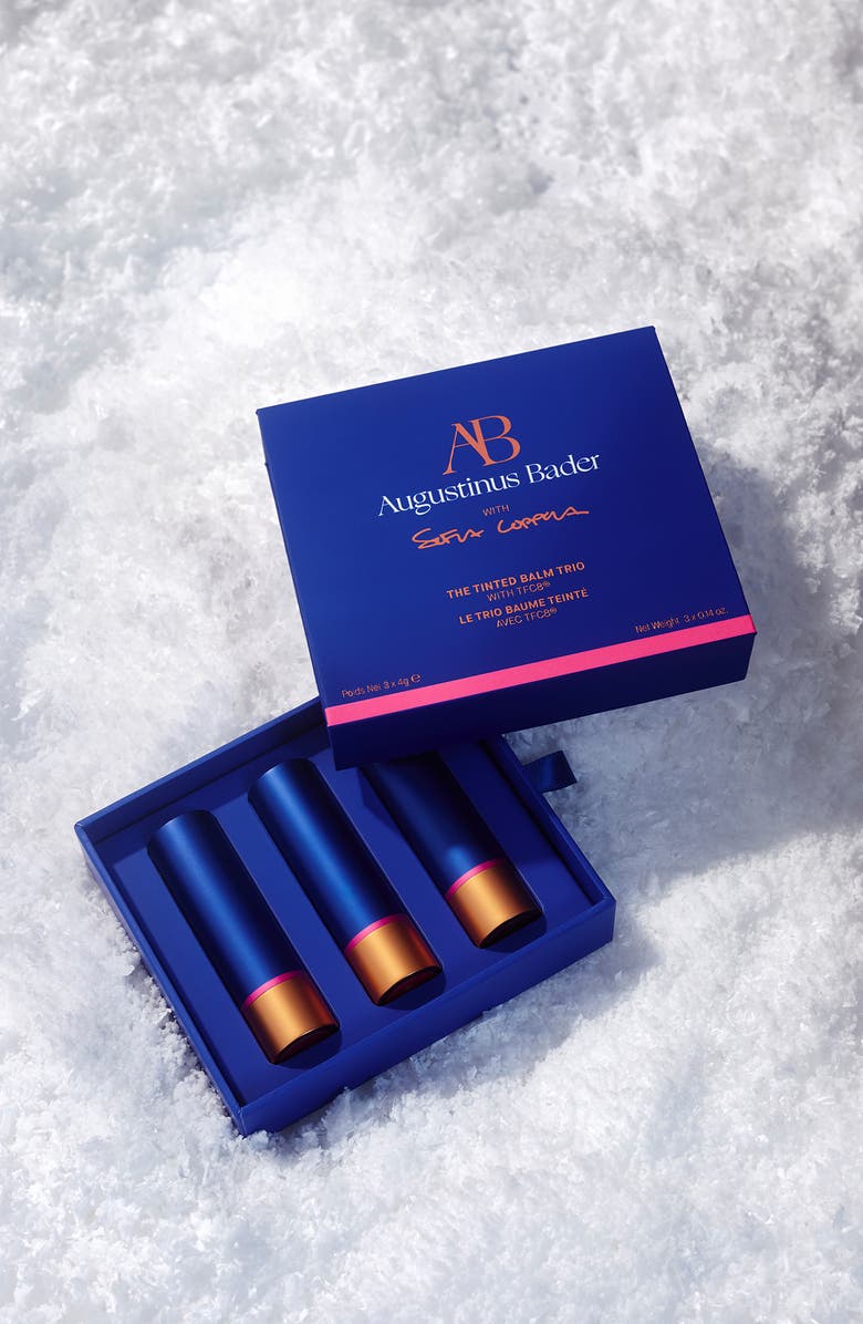 Augustinus Bader x Sofia Coppola Tinted Lip Balm Trio (Limited Edition) $129 Value, Alternate, color, 