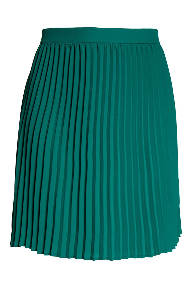 Gibson x International Women's Day Thamarr Pleated Skirt, Alternate, color, GREEN