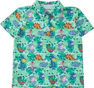RuggedButts Peppa Pig & Friends Knit Short Sleeve Performance Polo